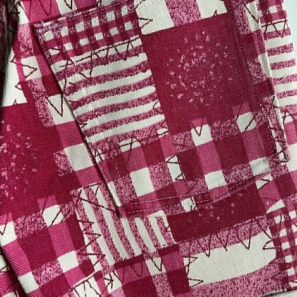 Vintage 90s High Waist Abstract Print Shorts - Picture 8 of 8